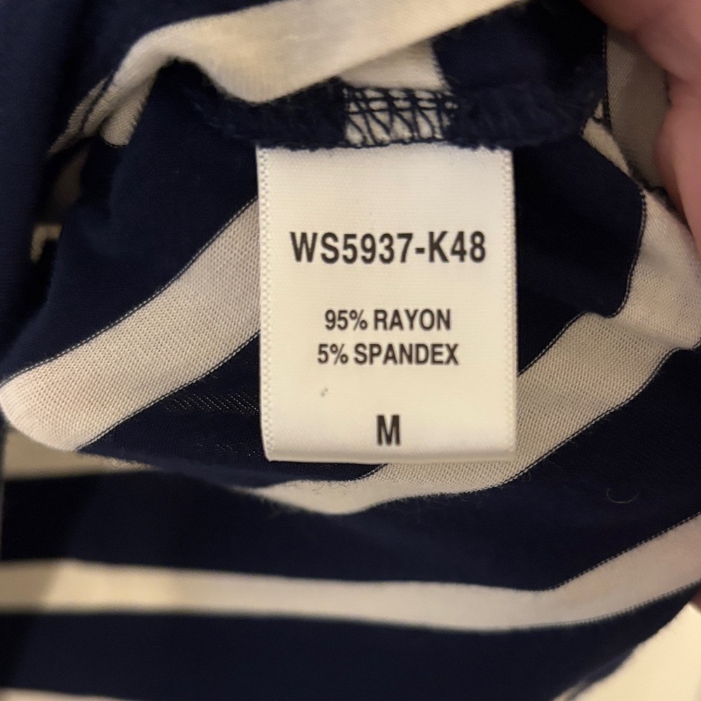 Striped Navy and White Top - Picture 7 of 7